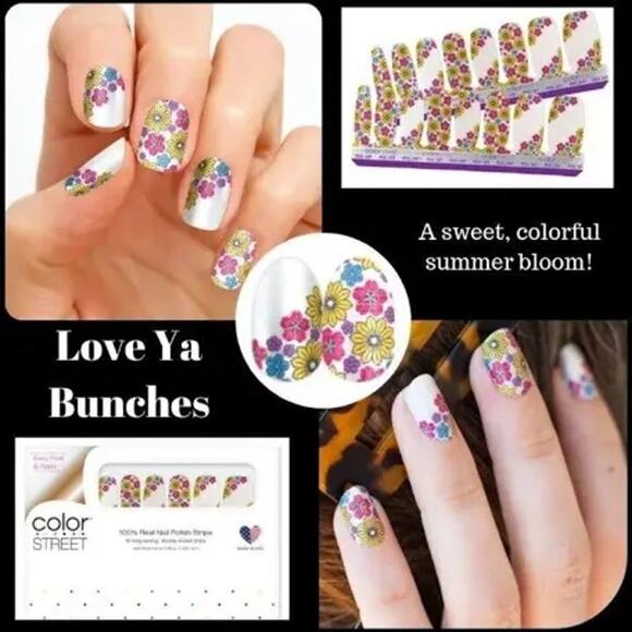 NEW Color Street Bundle Retired Sets As it Ferns Out and  Love Ya Bunches - Picture 7 of 9